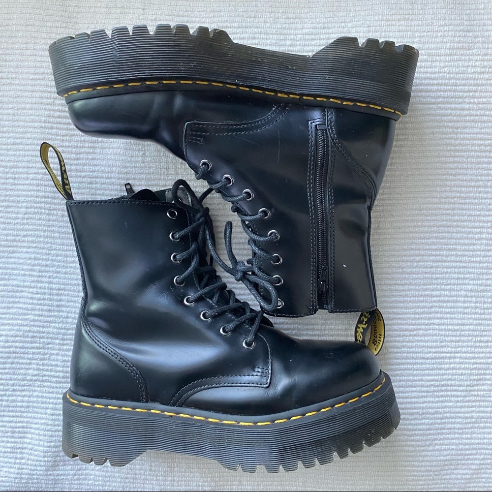 SOLD Dr Martens Black JADON BOOTS 9 🖤 - Picture 1 of 7